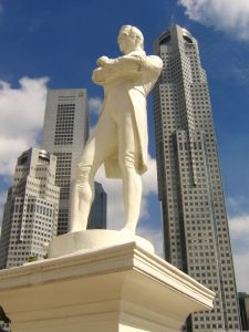 Raffles-Statue